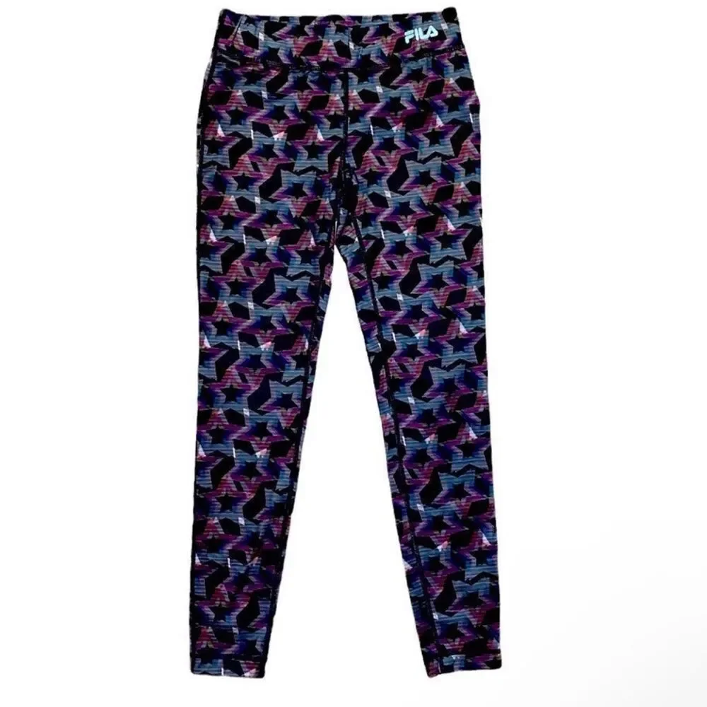 Fila Sport Starry Abstract Print Leggings – Fun & Functional!